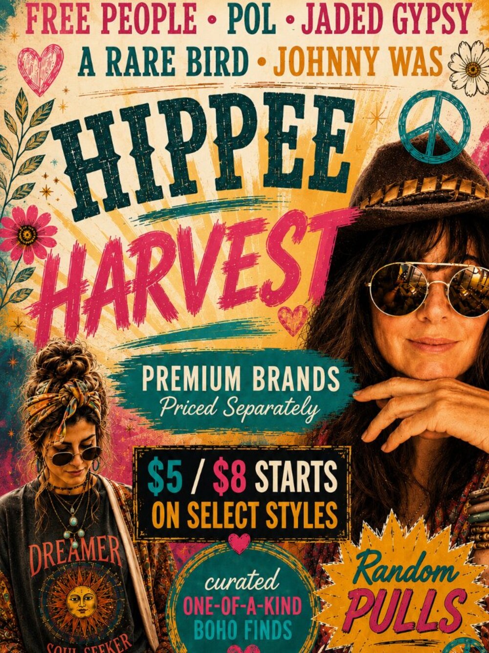 HIPPEE HARVEST PREMIUM MARKDOWN SHOW SUNDAY 1 PM PST
